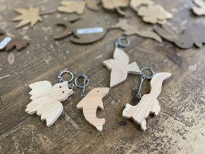 キーホルダー作りサンプル